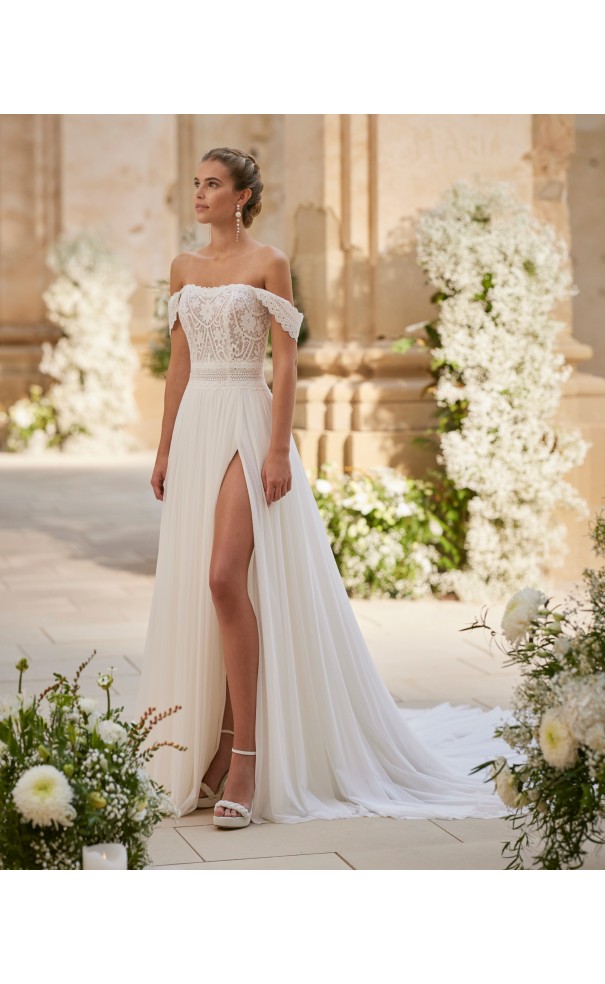 VESTIDO DE NOVIA HELBA - ALMA NOVIA 2025